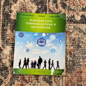 Used Business Data Communications & Networking, 12th Edition, Paperback Textbook